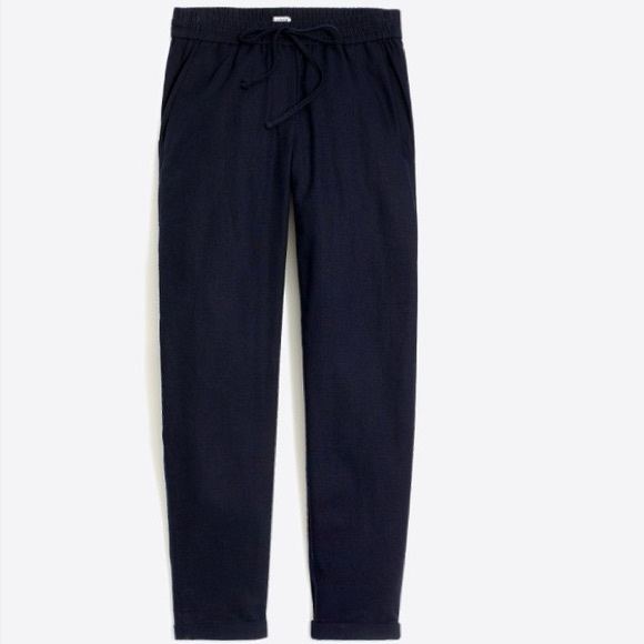 J CREW Linen Blend Drawstring pants - Picture 2 of 8